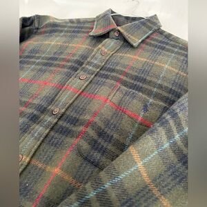 Polo Ralph Lauren | Vintage Lowell Sport 100% Wool Flannel Shirt | Size L